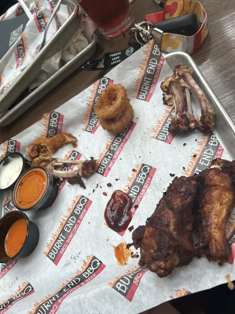 Smoked Wings with Ranch and Garlic Butter